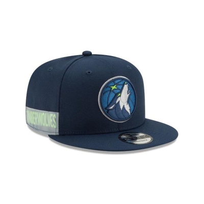 Minnesota Timberwolves Gorra | New Era NBA Clear Feature 9fifty Snapback Cap Mexico - Azules
